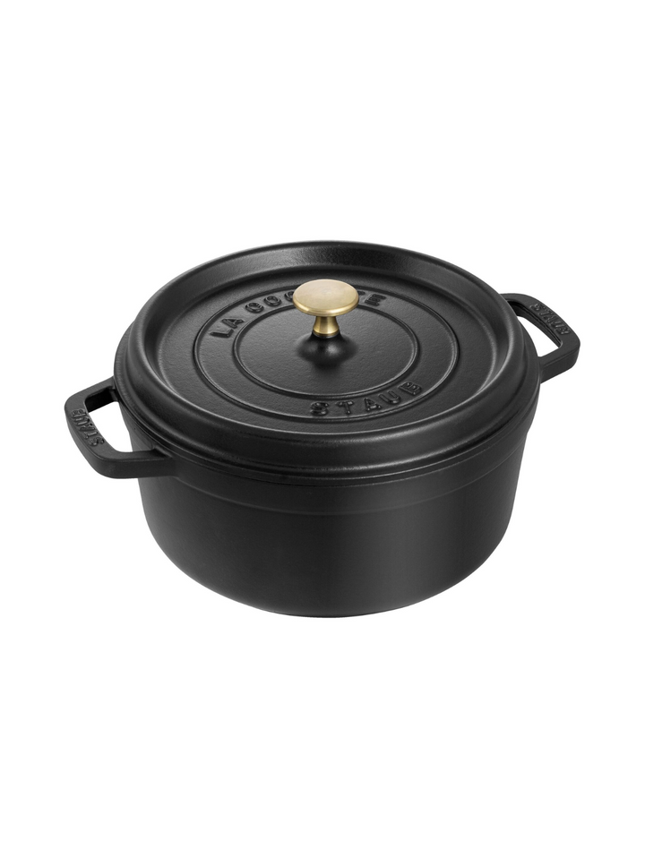 Staub cocotte zwart - 24 cm (3,8 l)