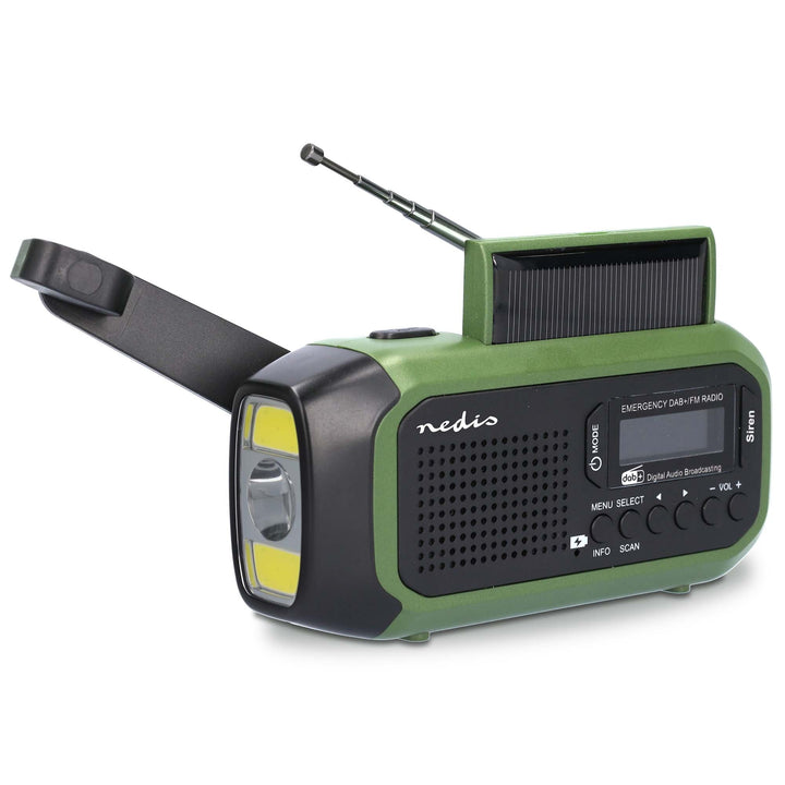 Draagbare noodradio Nedis