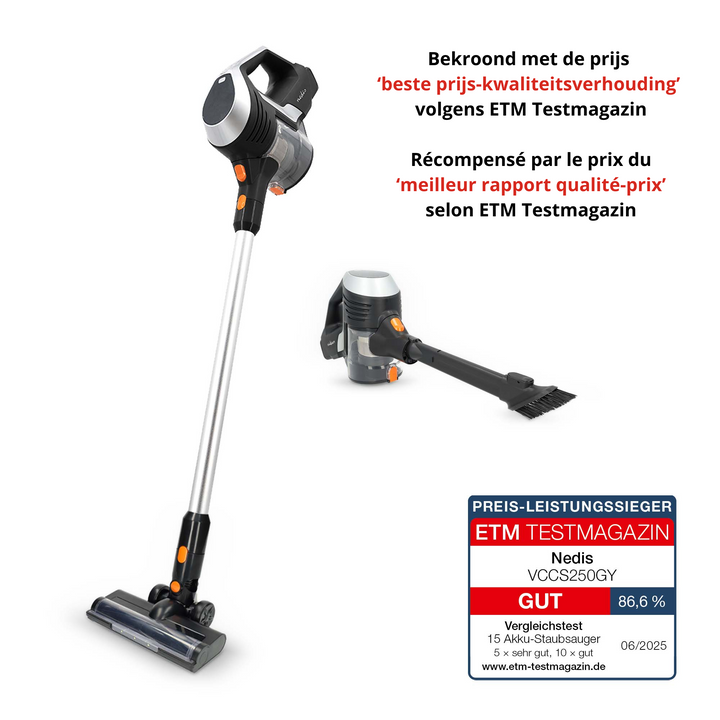 Aspirateur balai 2-en-1 sans fil Nedis