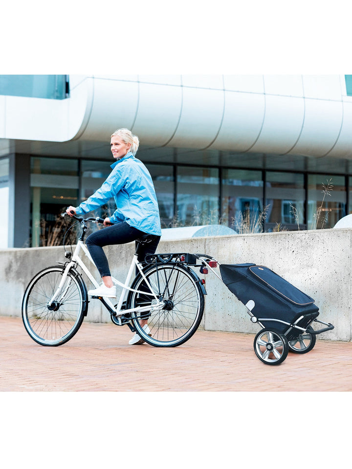 Royal Shopper Folke van Andersen met fietskoppeling - blauw