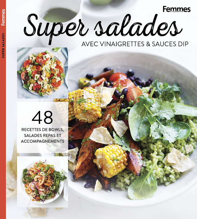 Bookzine 'Super salades avec vinaigrettes et sauces dip'